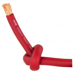 4 Connect 50 mm² OFC rouge Ultra flexible (100% cuivre)
