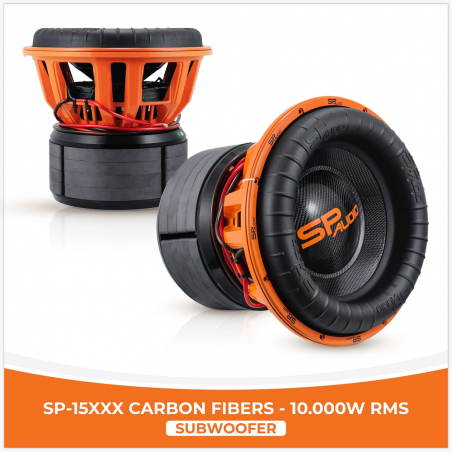 SPAudio SP-15XXX CARBON FIBERS (15"/ 38CM, 10000 WATT RMS, Double 2 Ohms)