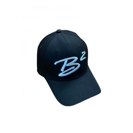 B2 Audio Casquette Flex Noir Broderie 3D