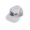 B2 Audio Casquette Flex Blanche Broderie 3D