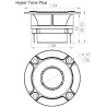 Pride Hyper Tone Plus (Paire de Tweeters, 40 WRMS, 103 dB, 4 Ohm)