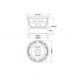 B2 audio RAGE12D1 v3 (30 cm, 2000 WRMS, Double 1.9 Ohm)