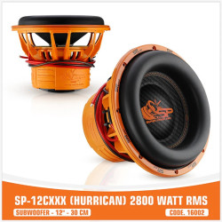 SPAudio SP-12CXXX Hurrican (12"/ 30CM, 2800 WATT RMS, Double 2 Ohms)