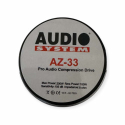 Audio System AZ-33 (Paire de Driver, 100 WRMS, 5.6 Ohm, 105 dB)