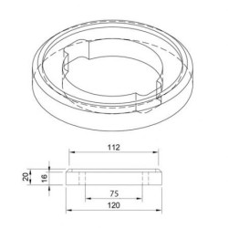 DBVox Ring Tweeter Diamètre 75 mm (vendu par paire)