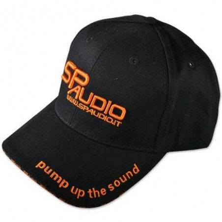 SPAudio Casquette Noir Broderie 3D