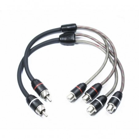 4 Connect 2 RCA Y 0.3 m TNR Stage 2 1M/2F (Triple Blindage)