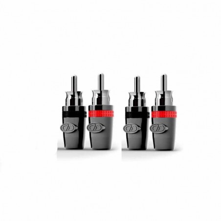 DD Audio 4 RCA Z-MALE (2 rouge + 2 noir)