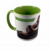 Deaf Bonce Mug Vert et Blanc