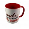 B2 Audio Mug Blanc et Rouge (logo noir et Rouge)