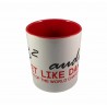 B2 Audio Mug Blanc et Rouge (logo noir)