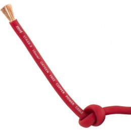 4 Connect 10 mm² OFC rouge Ultra flexible (100% cuivre)