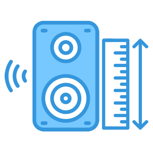 Taille de l'enceinte